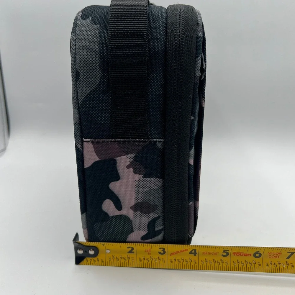 NWT Nike Futura Fuel Tote Camo Lunch Bag Black Grey back to school